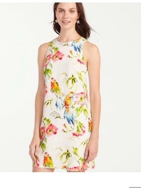 Tommy Bahama | size XL parrot / floral mini dress